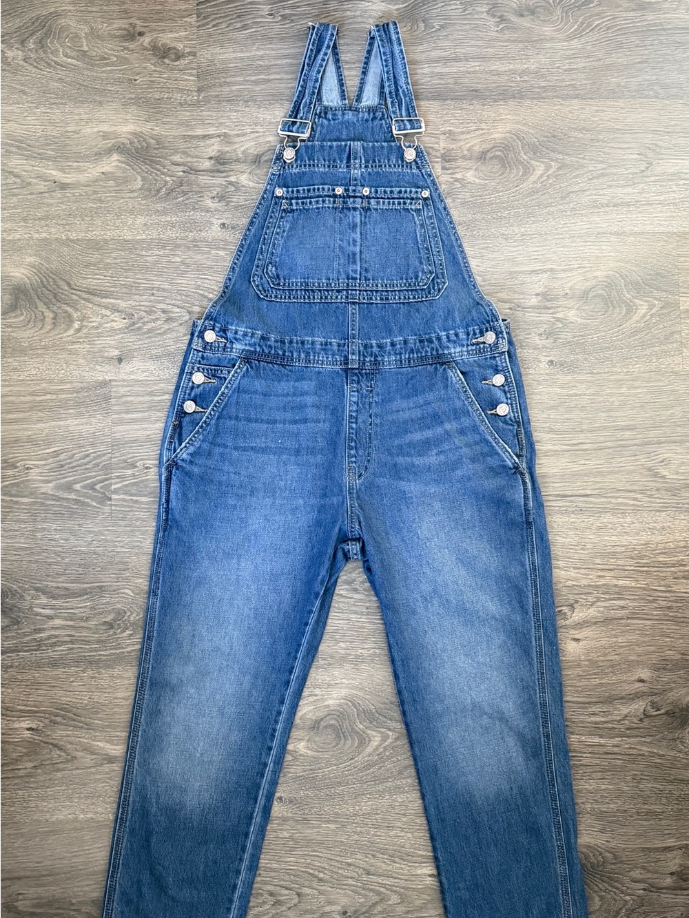 GAP Medium Blue Denim Women's Overalls - Casual Fit